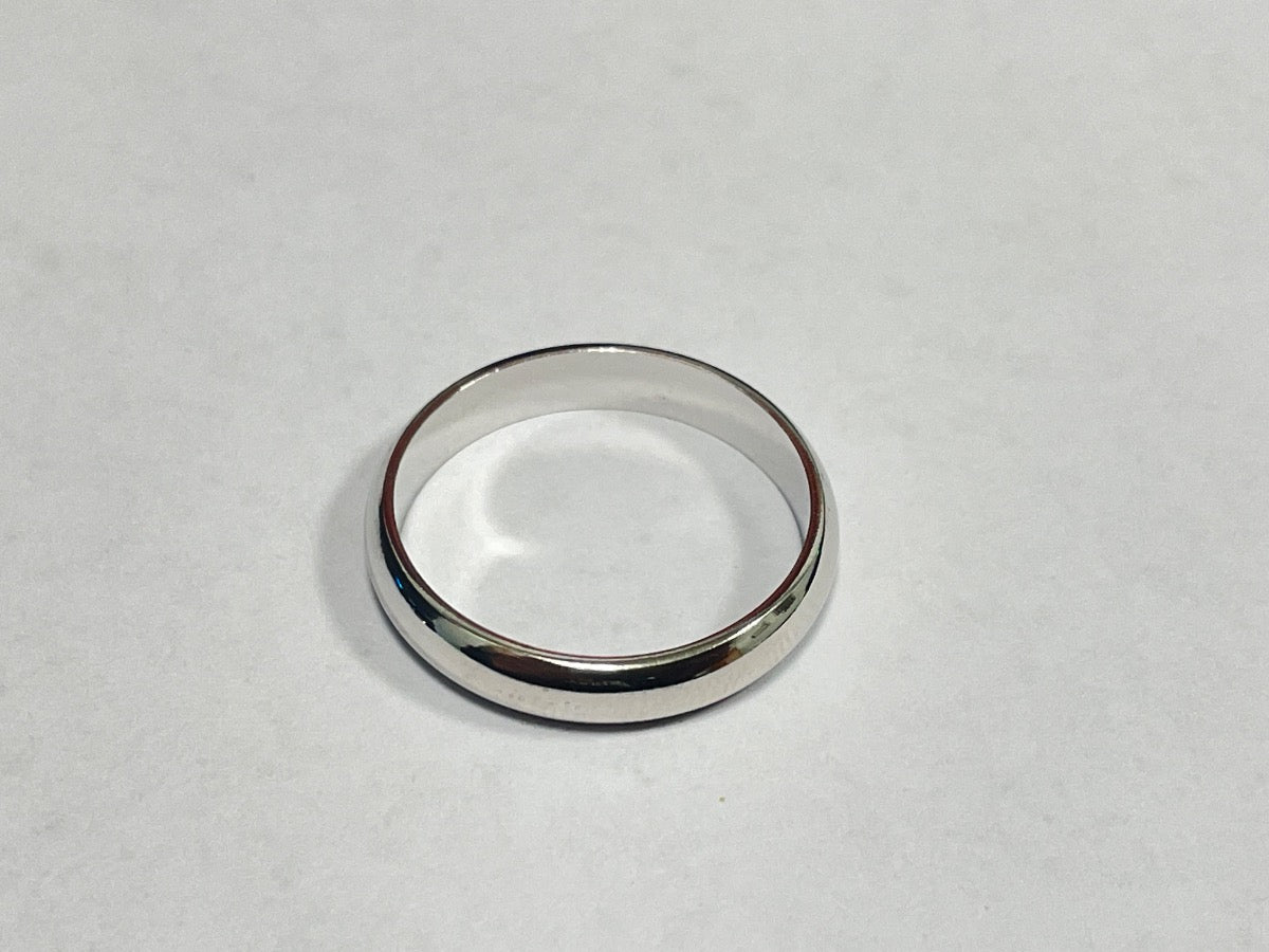 White Silver  Ring