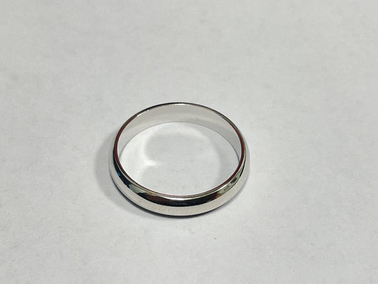 White Silver  Ring