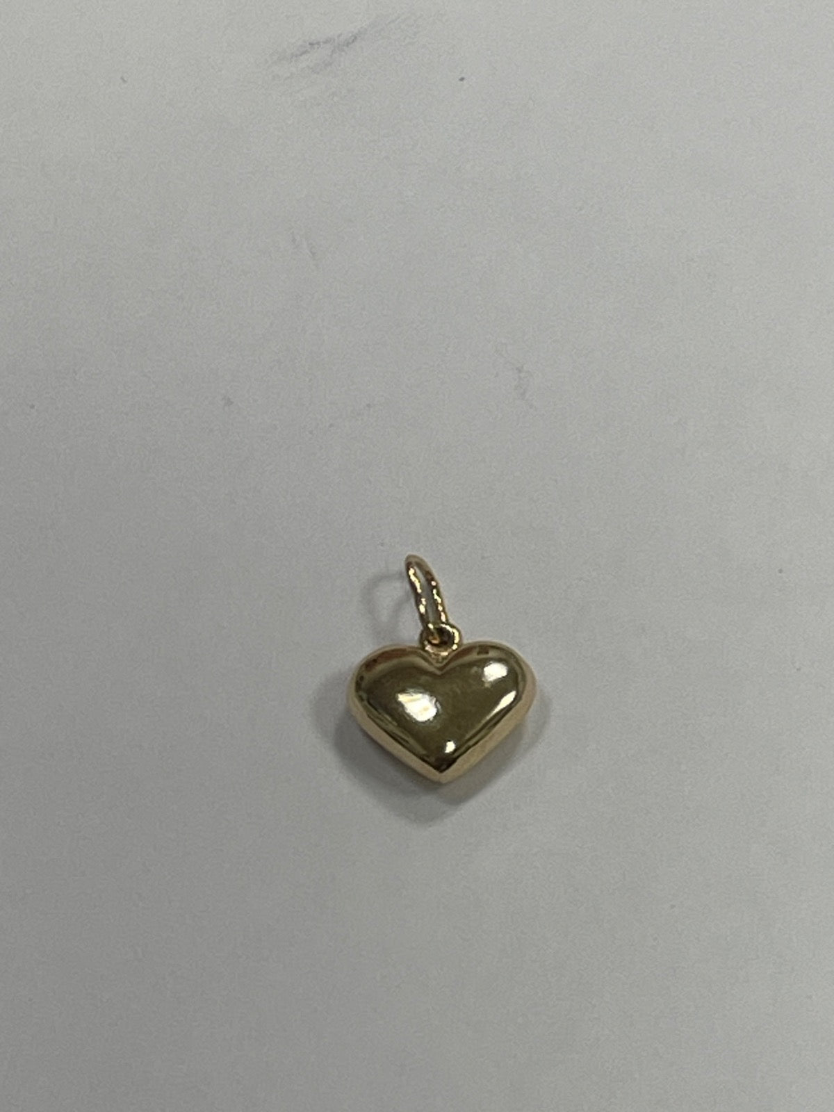 18K Yellow Gold Heart Pendant