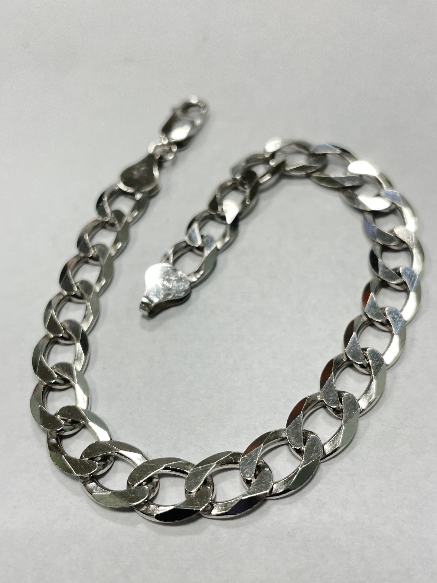 Silver Cuban Link Bracelet