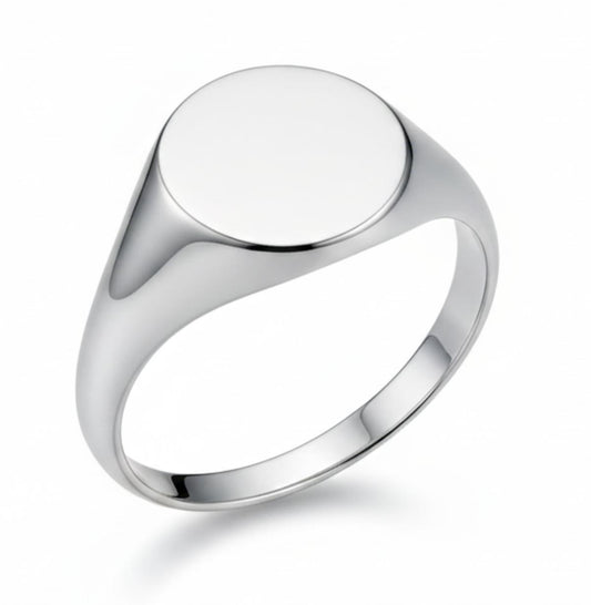 White Silver  Ring