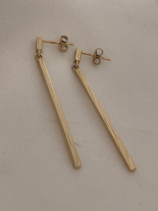 14K Yellow Gold  Earring