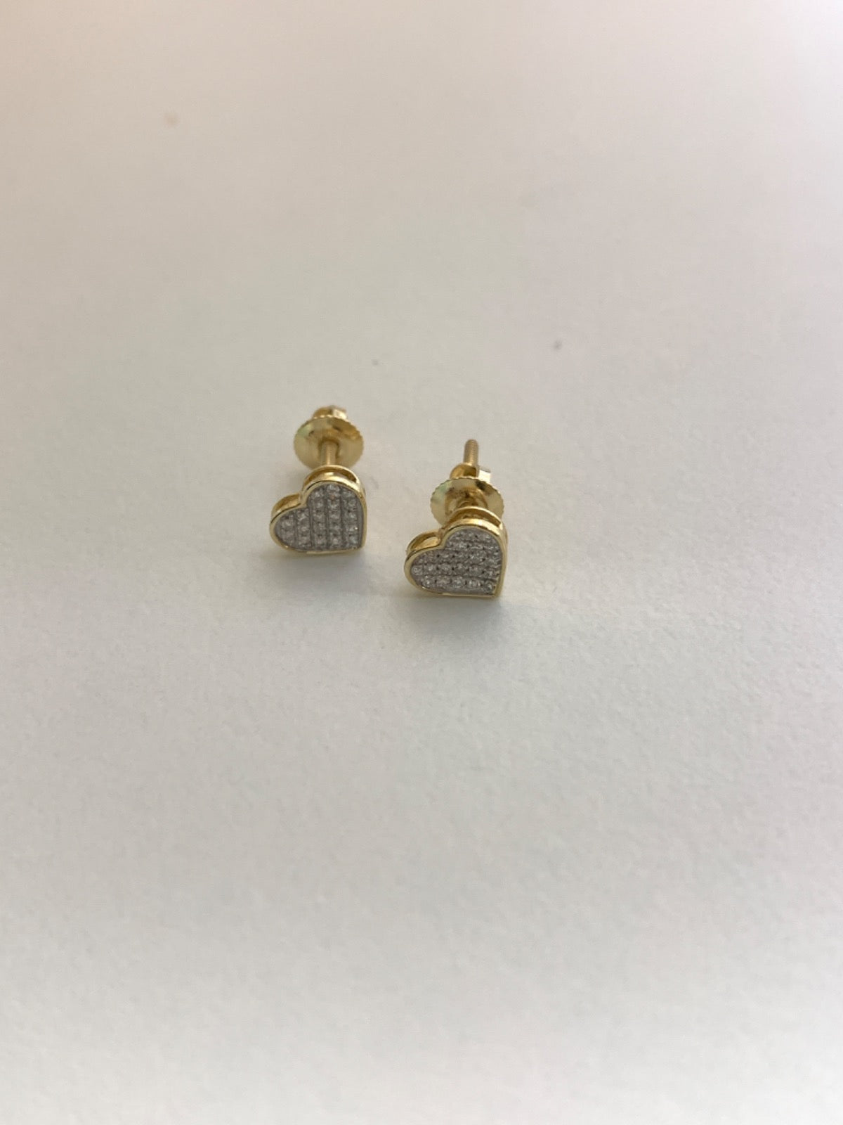 14K Yellow Gold  Earring with Diamond