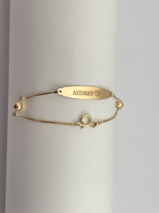 18K Yellow Gold  Baby Bracelet