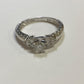 14K White Gold  Ring with Diamond