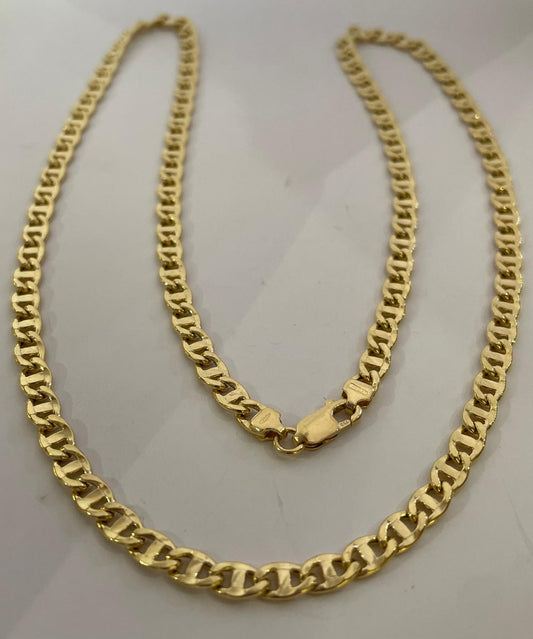 18K Yellow Gold Mariner Chain