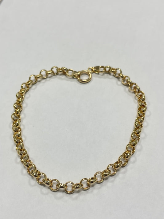 18K Yellow Gold Elo Português” Bracelet