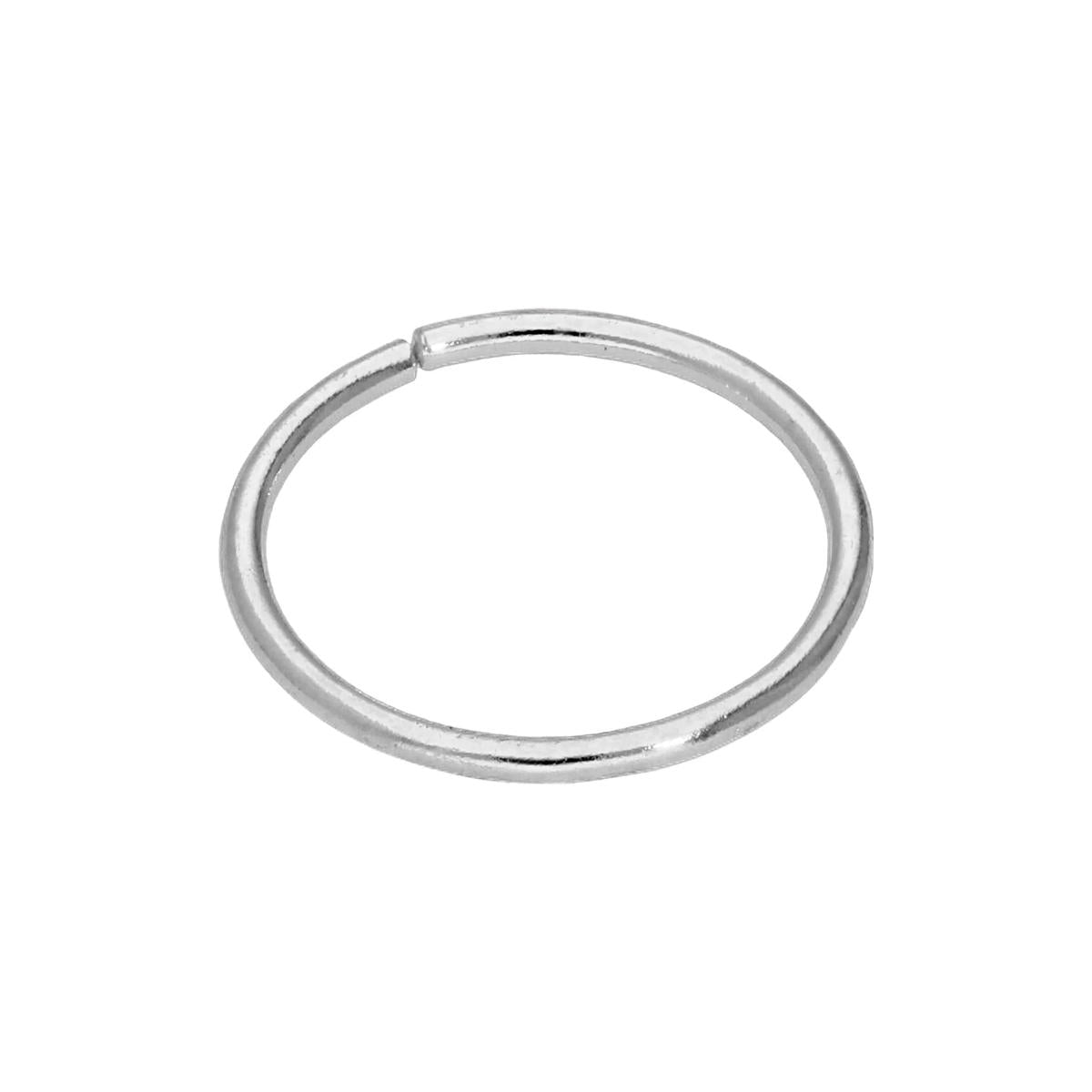 18K White Gold Hoop Piercing