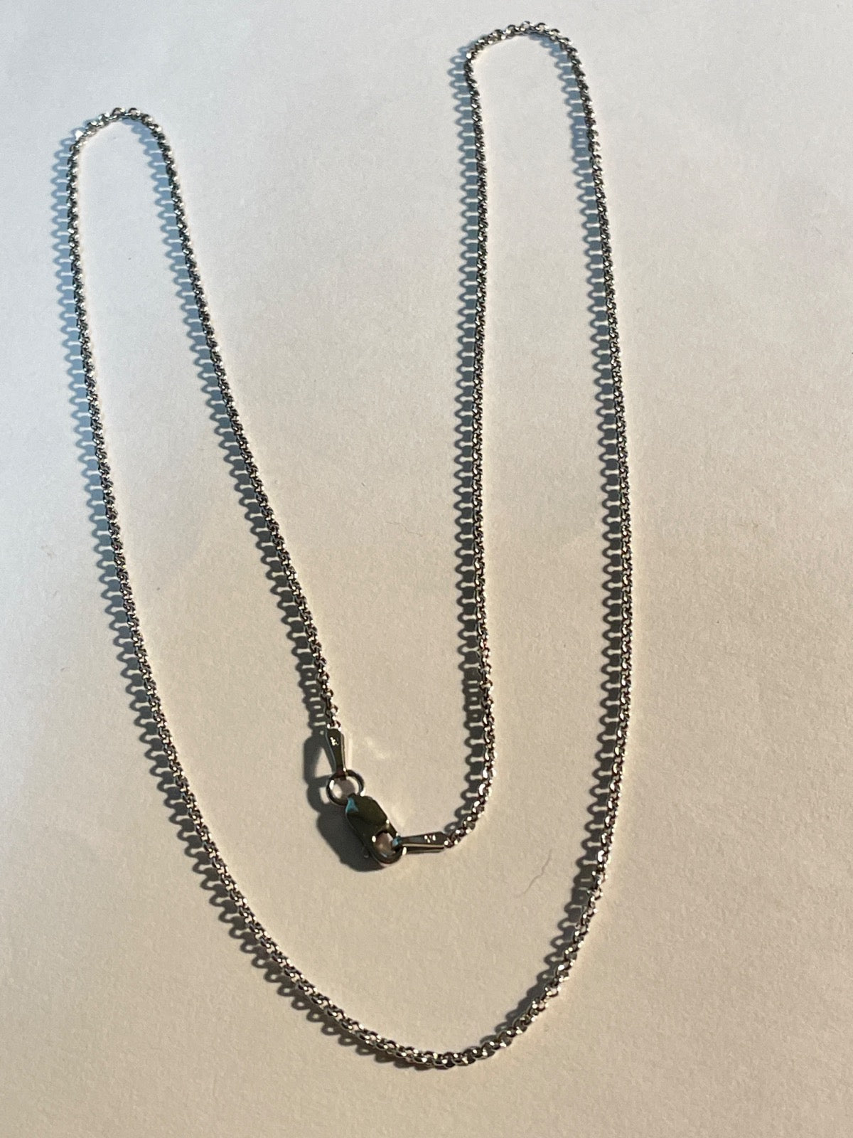 White Silver  Chain