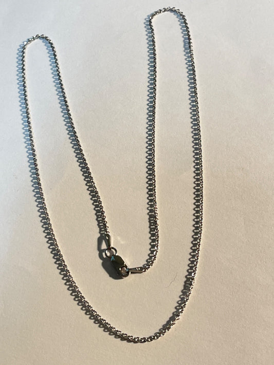 White Silver  Chain