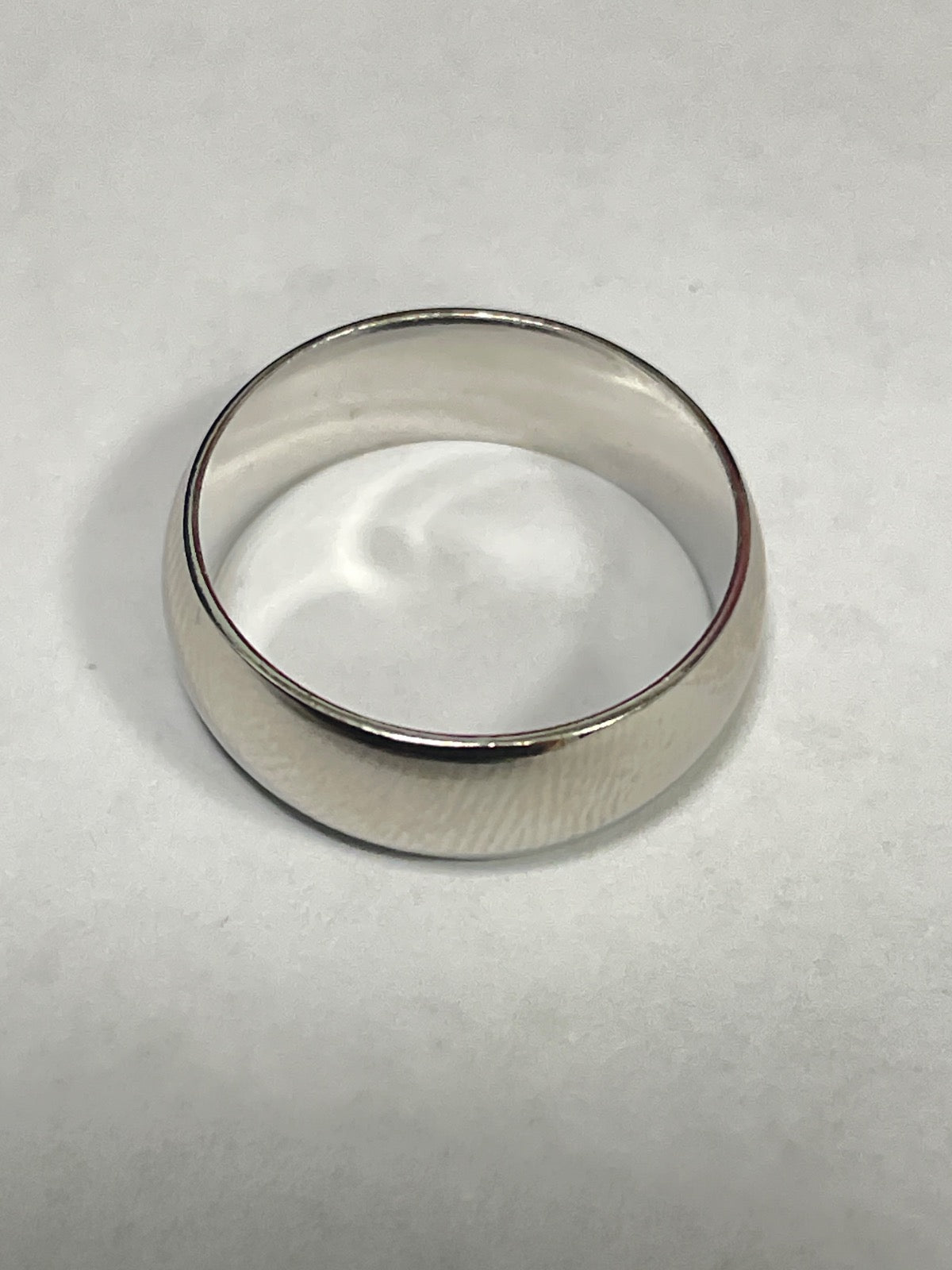 White Silver  Ring