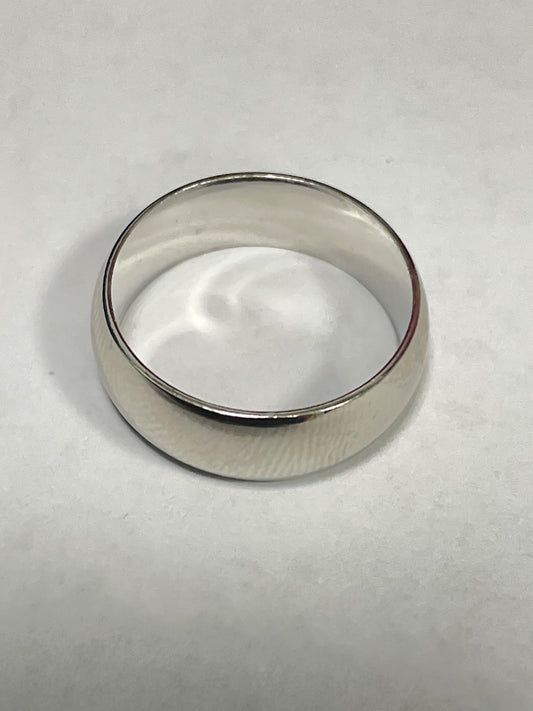 White Silver  Ring