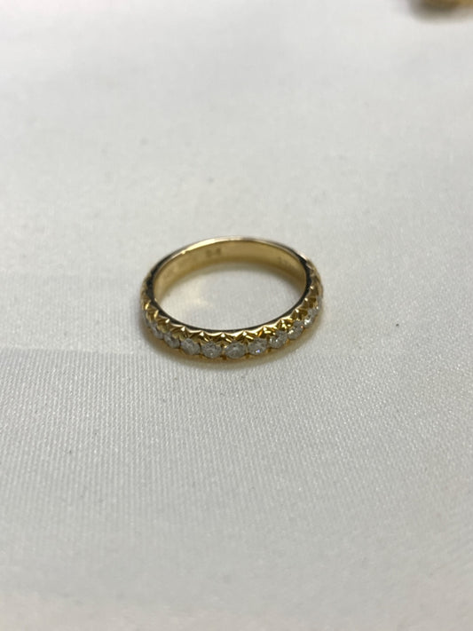 14K Yellow Gold  Ring with Diamond