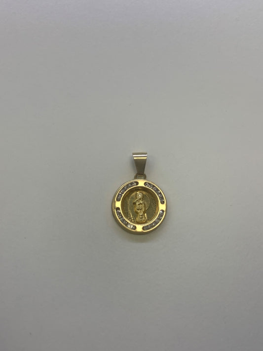 14K Yellow Gold  Pendant with CZ