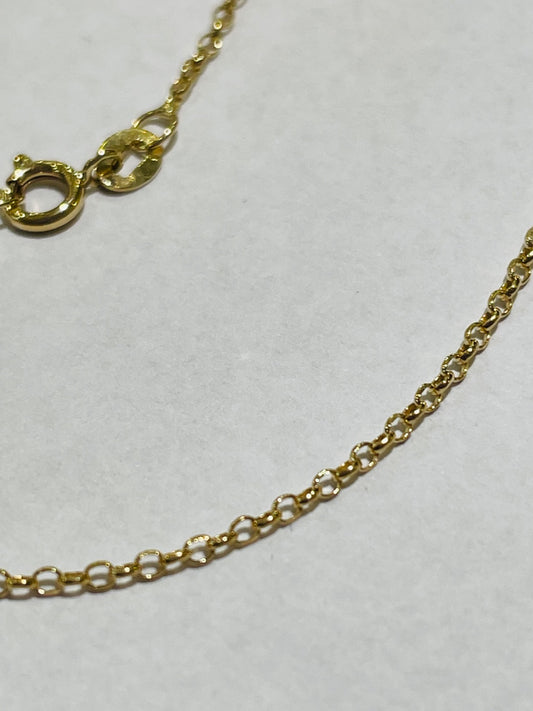 18K Yellow Gold Elo Portugues  Chain