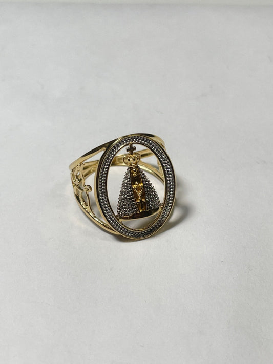 18K Yellow Gold Our Mother  Ring