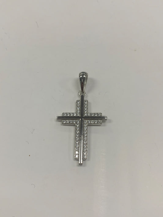 Silver  Pendant with CZ