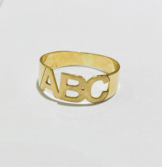 18K Yellow Gold  Baby Ring
