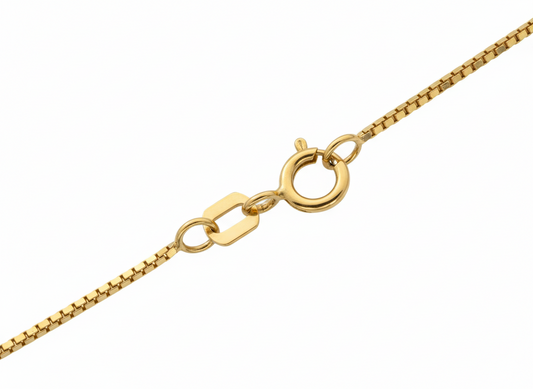 18K Yellow Gold Box Chain