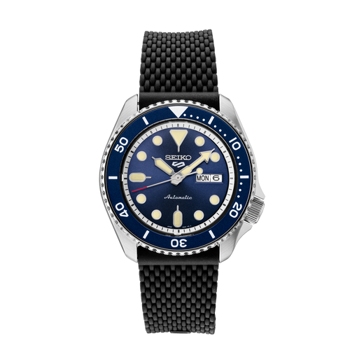 Seiko 5 Sports SRPD93 Men's Automatic Watch — 42.5mm Blue Dial