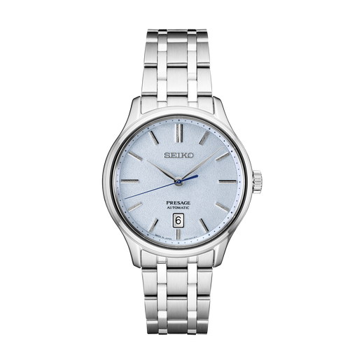 Seiko Presage SRPF53 Men's Automatic Watch — 41.7mm Light Blue Dial