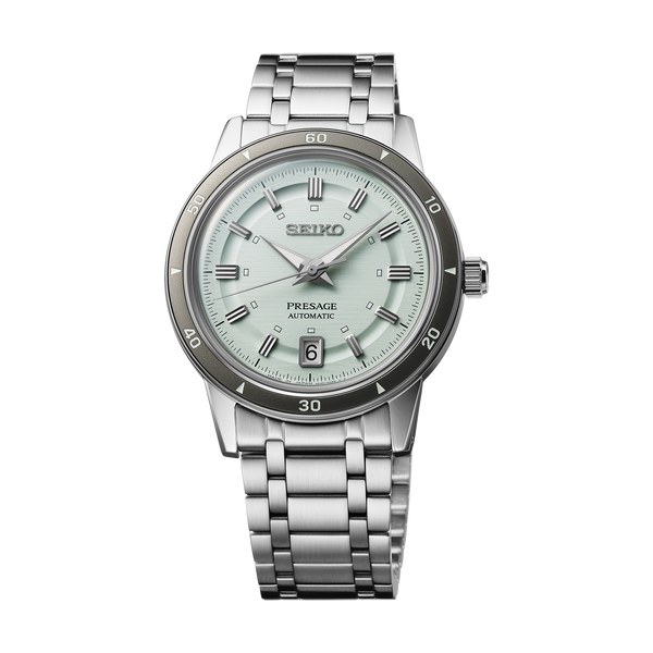 Seiko Presage Style60's SRPL71 Men's Automatic Watch — 39.5mm Green Dial
