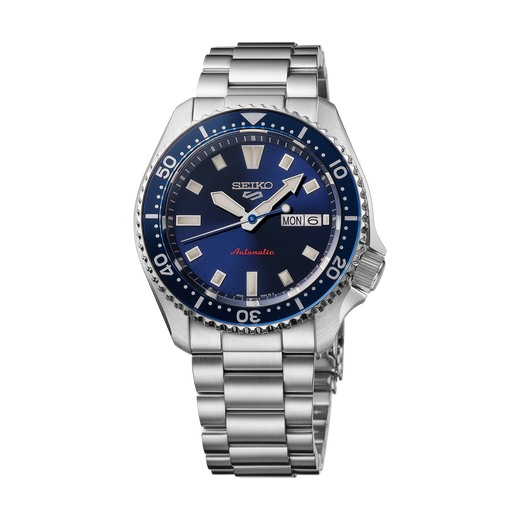 Seiko 5 Sports SRPL83 Men's Automatic Watch — 42.5mm Blue Dial