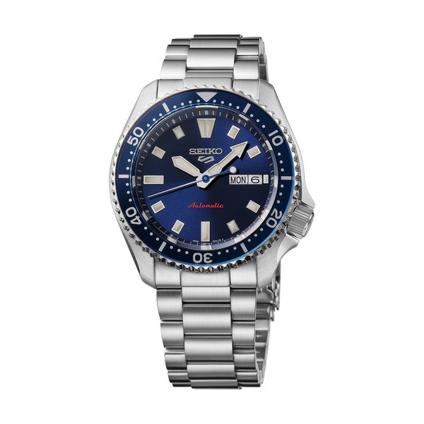 Seiko 5 Sports SRPL83 Men's Automatic Watch — 42.5mm Blue Dial