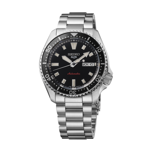 Seiko 5 Sports SRPL85 Men's Automatic Watch — 42.5mm Black Dial
