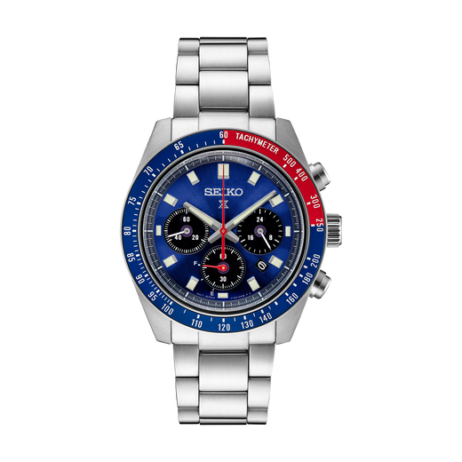 Seiko Prospex SSC913 Men's Solar Watch — 41.4mm Blue Dial