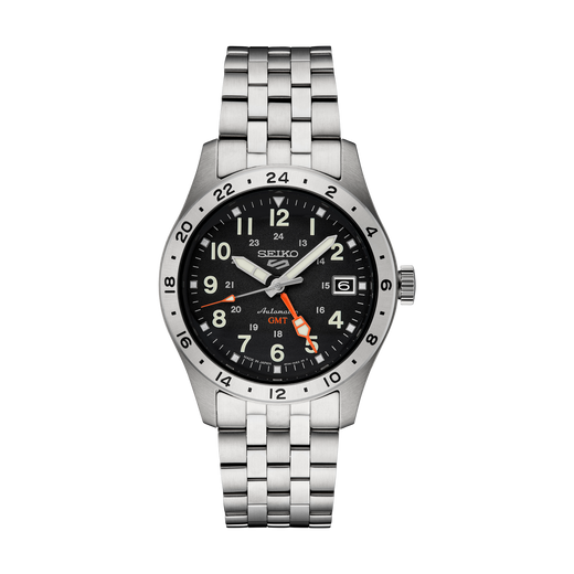 Seiko 5 Sports SSK023 Men's Automatic Watch — 39.4mm Black Dial