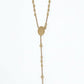 18K Yellow Gold Rosary  Chain