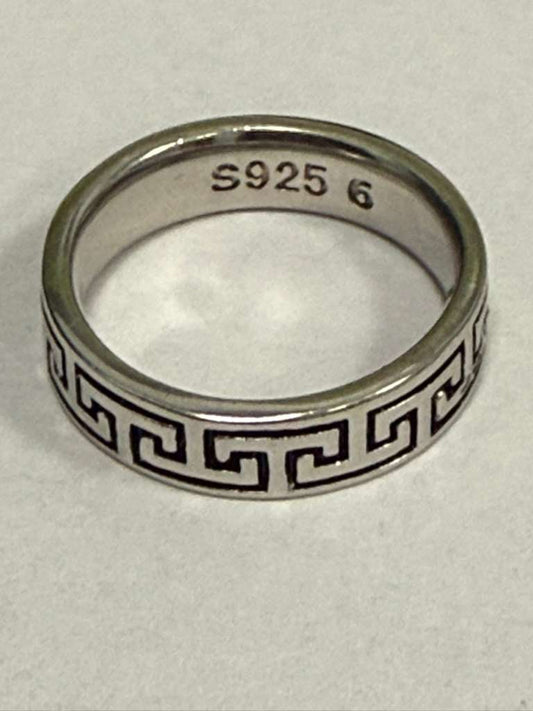 White Silver  Ring