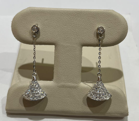 Silver  Earring with CZ