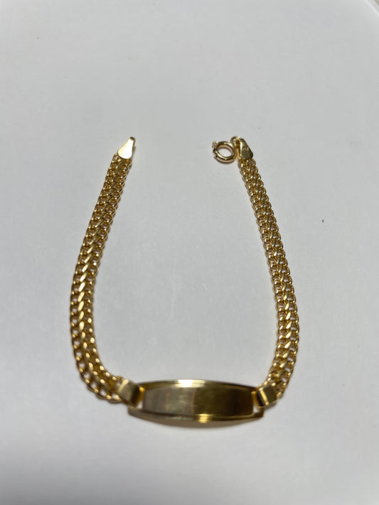 18K Yellow Gold  Baby Bracelet