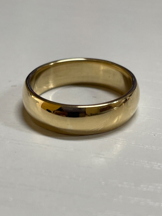 18K Yellow Gold  Wedding Band