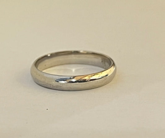 Silver  Wedding Band