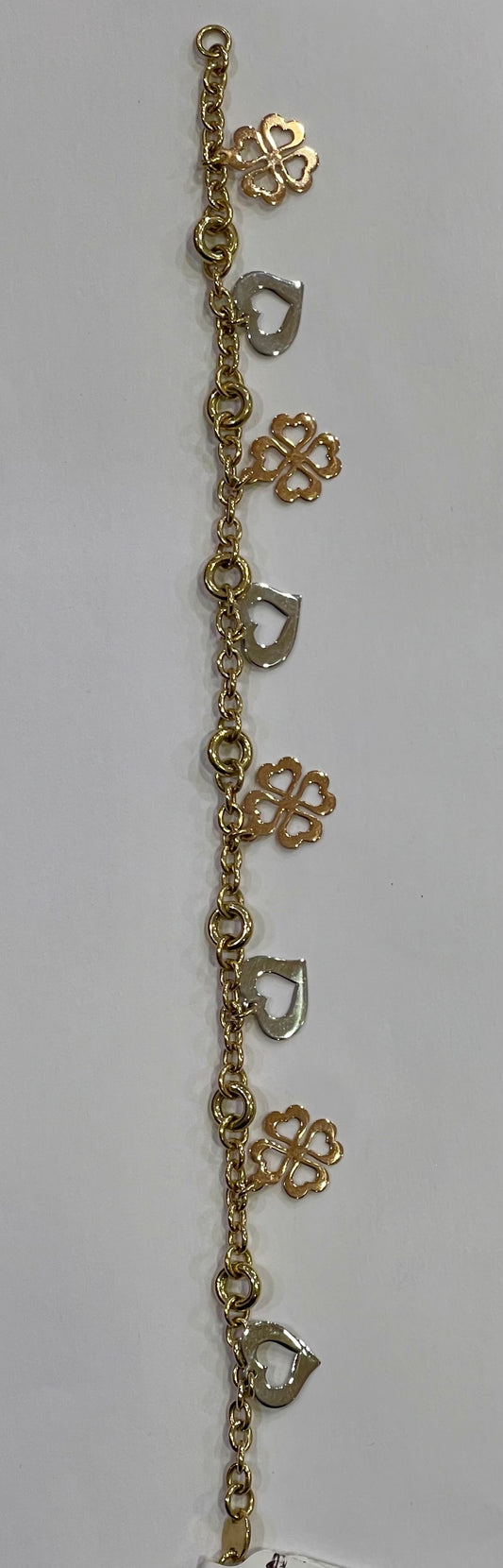 18K Tri-Tone Gold  Bracelet