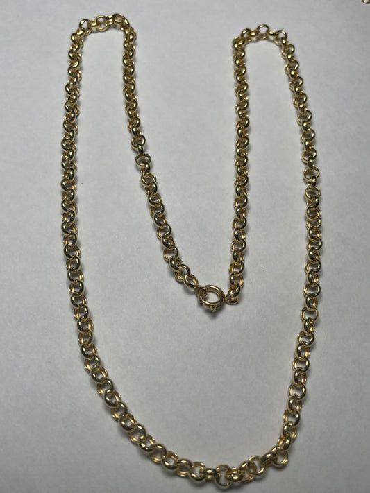 18K Yellow Gold Português Link Chain