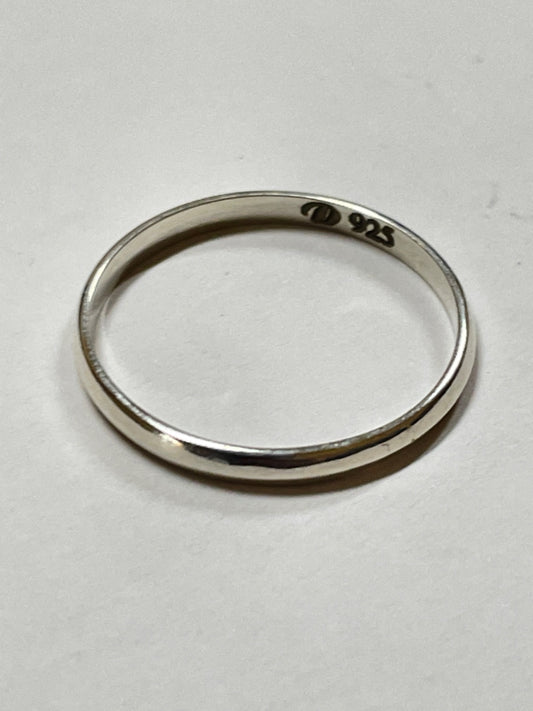 Silver  Wedding Band