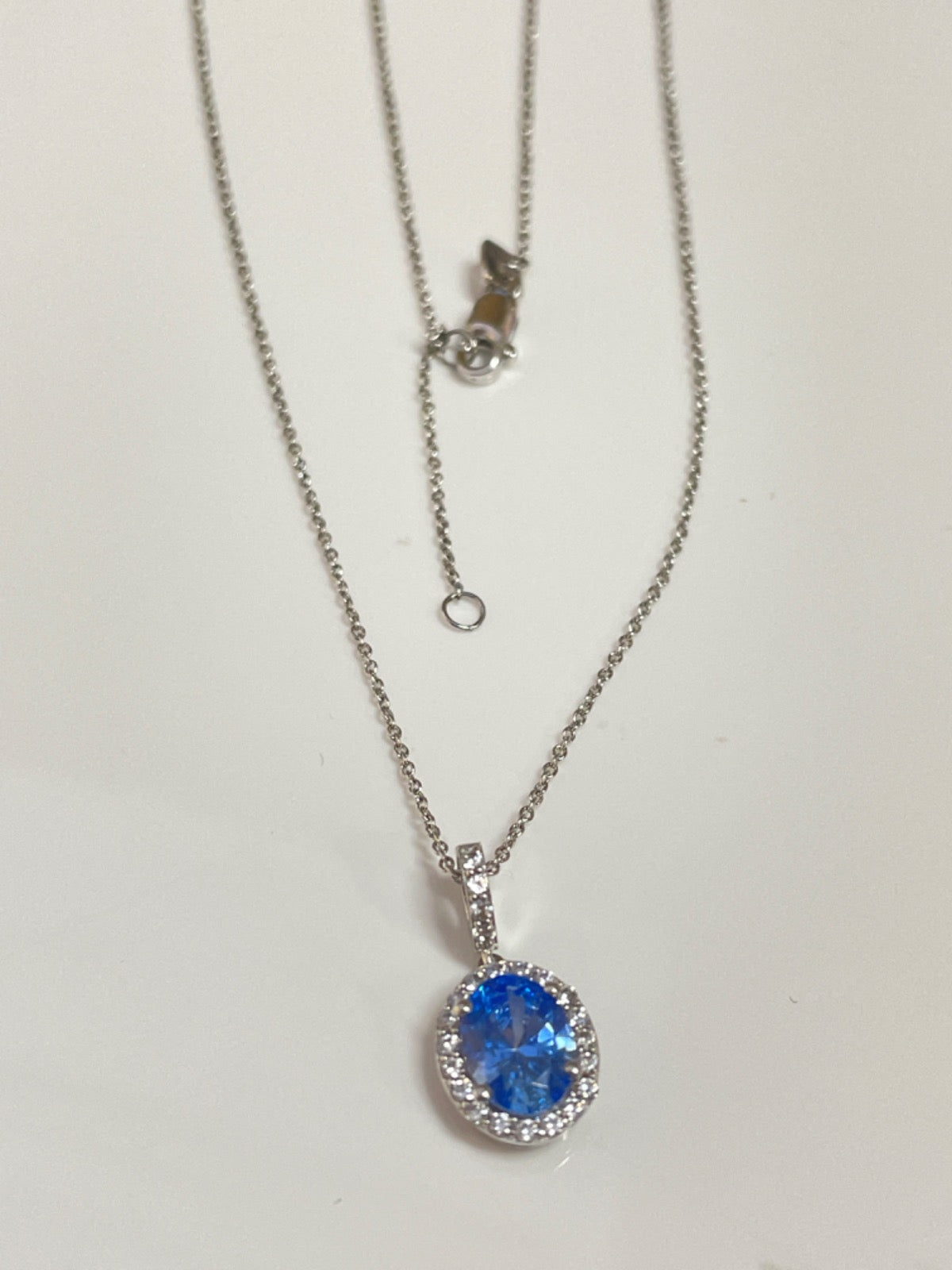 Silver  Chain with CZ