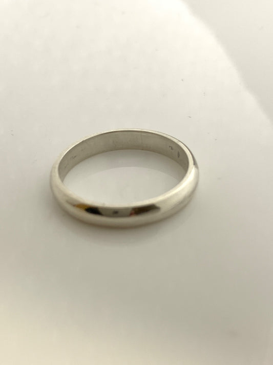 Silver  Wedding Band