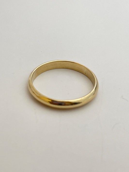 18K Yellow Gold  Wedding Band