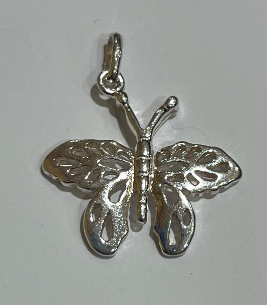 Silver Butterfly  Pendant