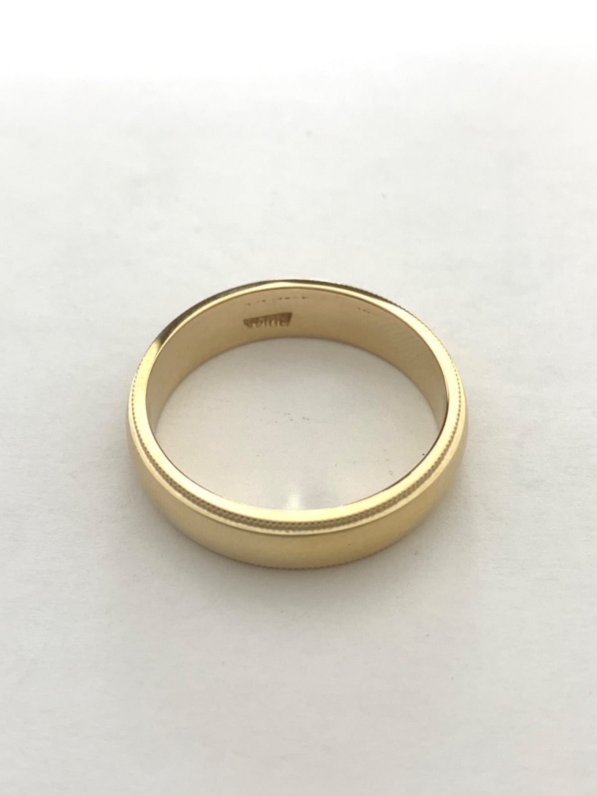 14K Yellow Gold  Wedding Band