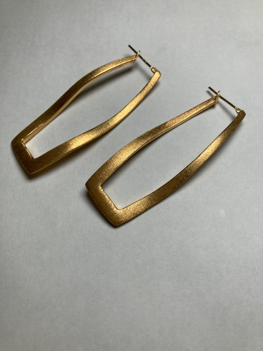 14K Yellow Gold Hoop Earring