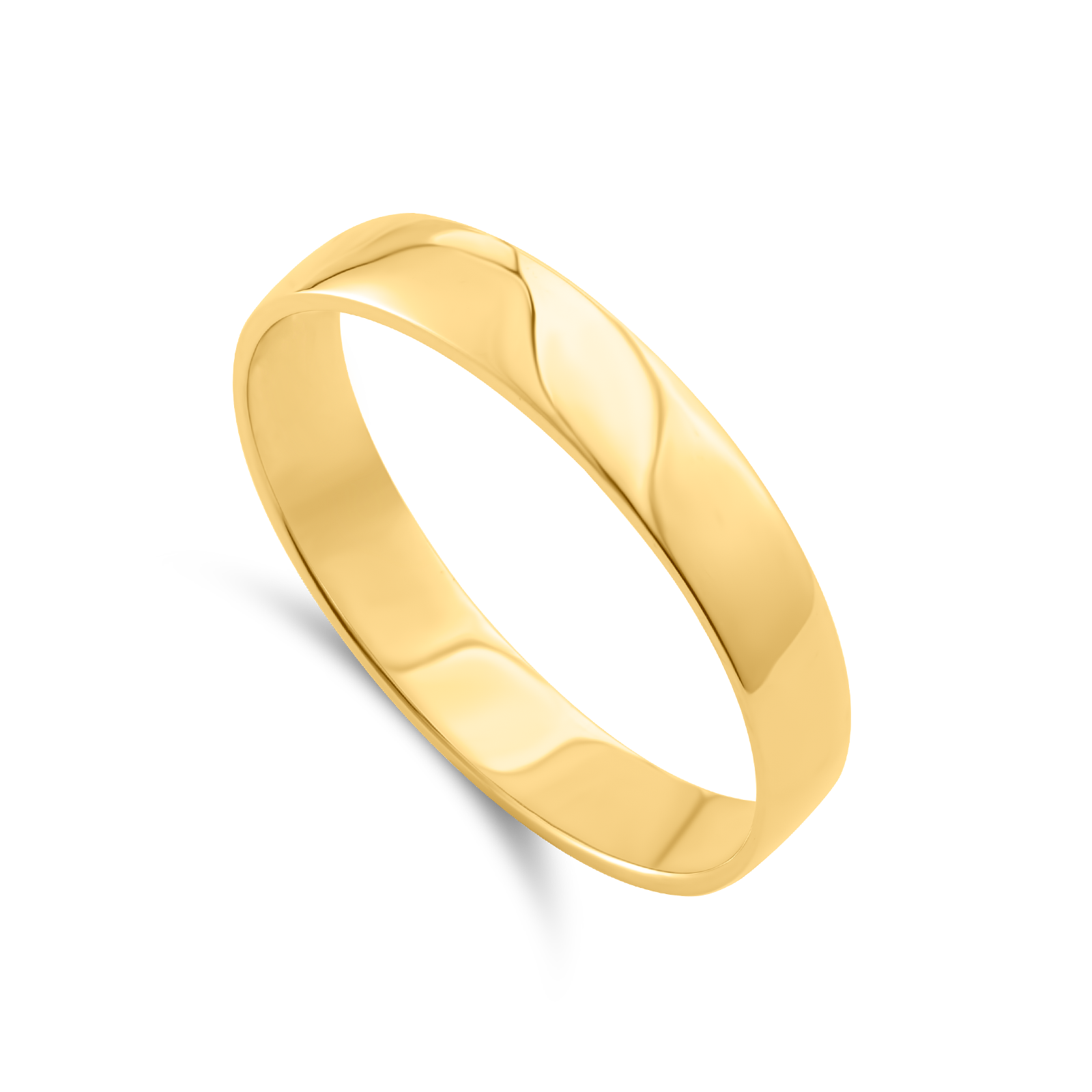 14K Yellow Gold Flat Wedding Band – Delson Jewelry 14K Yellow Gold Flat Wedding Band – Delson Jewelry