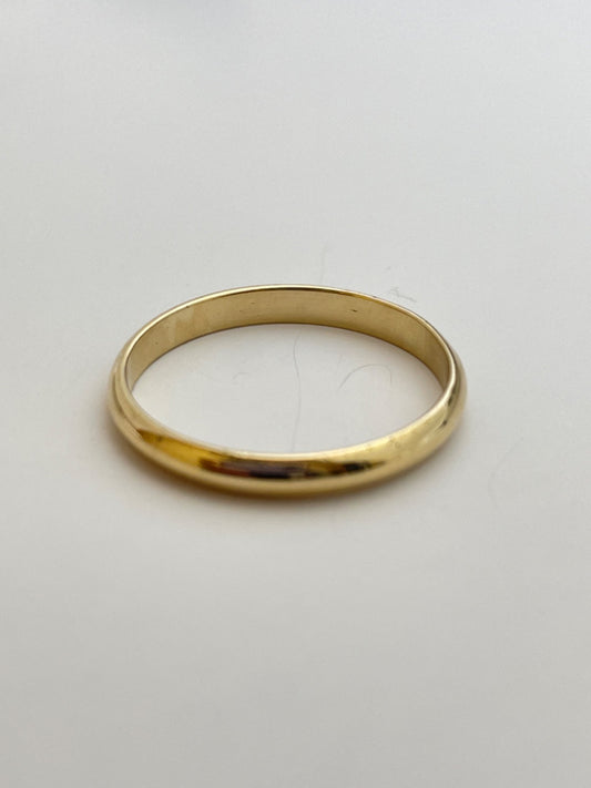 18K Yellow Gold  Wedding Band