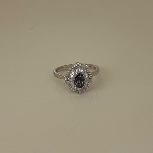 Silver  Ring with CZ