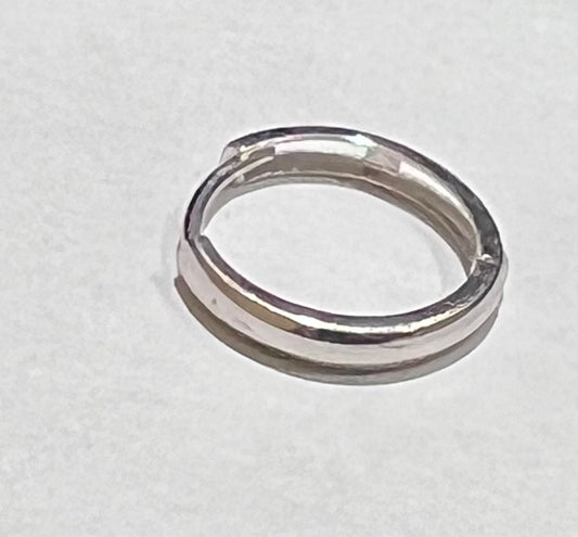 14K White Gold  Piercing